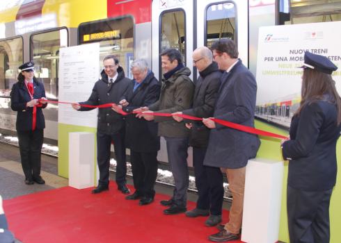 v.l.: Roger Hopfinger, Florian Mussner, Orazio Iacono, Günther Burger, Martin Ausserdorfer